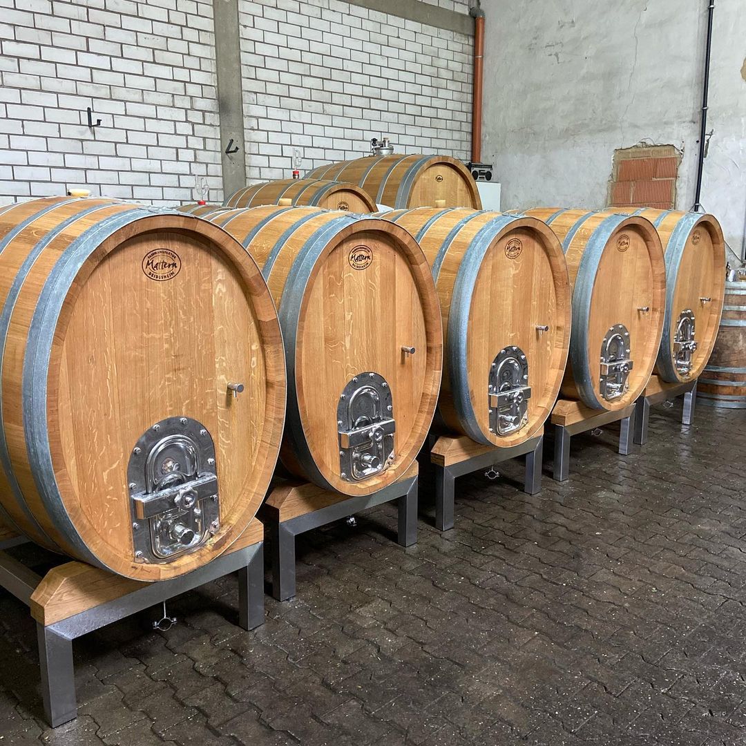 Damigiane di vino di Weingut Scheuermann.
